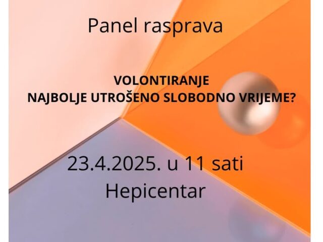 Najava panel rasprave